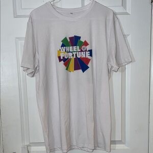 Cricut WHEEL OF FORTUNE White Tee